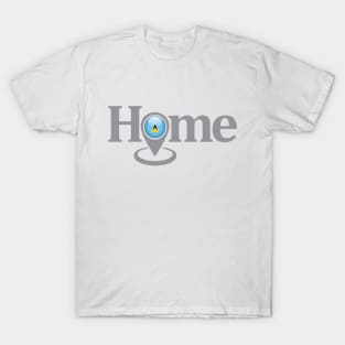 St Lucia My Home with Google Maps Locate Icon T-Shirt